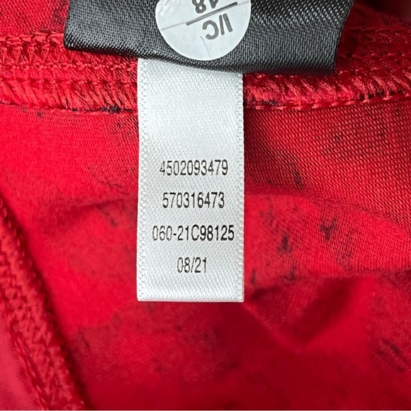 CHICO’S NWT ZENERGY SO SLIMMING PIMA COTTON ANIMAL PRINT WILD POPPY RED ANIMAL - Picture 13 of 13